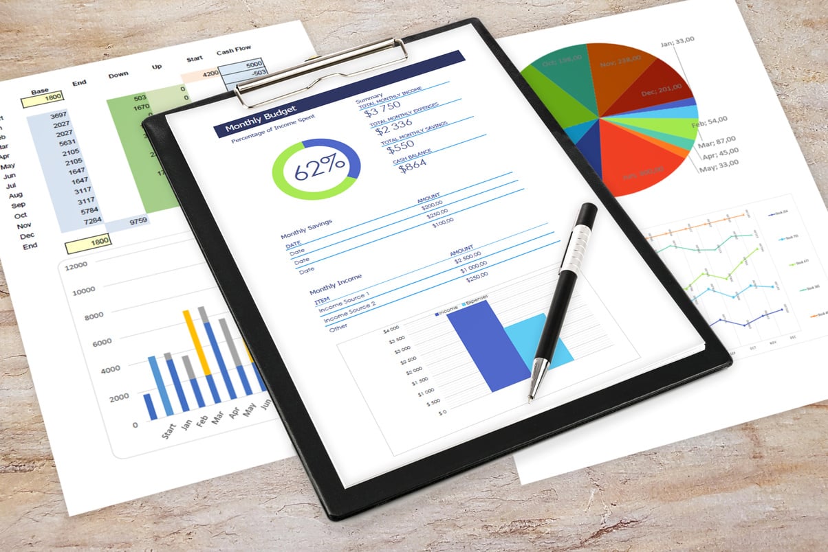 Business Data on Table